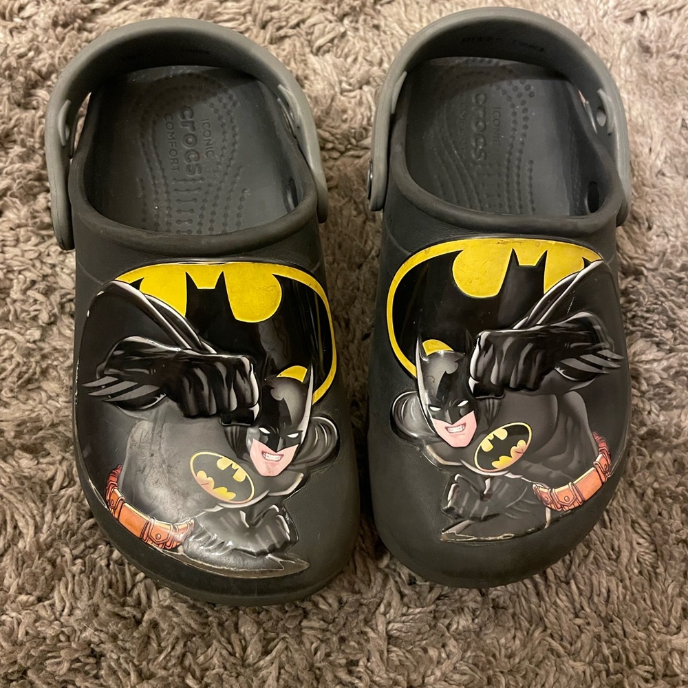 Batman crocs size 13 great condition